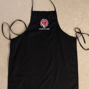 Black Apron with Embroidered Logo / Coca-Cola and 7-Eleven